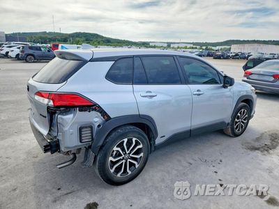 Trzecie zdjęcie samochodu z tyłu: 2023 TOYOTA COROLLA CROSS HYBRID S VIN:7MUFBABG5PV011321 - miniatura