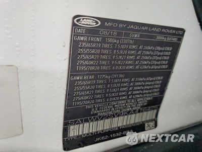 Zdjęcie 13 z 13 samochodu: 2019 LAND ROVER RANGE ROVER SPORT HSE DYNAMIC VIN:SALWV2SV9KA416425 - miniatura