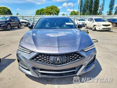 Piąte zdjęcie samochodu w środku: 2021 ACURA TLX TECH A VIN:19UUB6F56MA001477 - miniatura