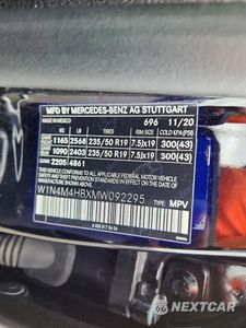 Zdjęcie 12 z 12 samochodu: 2021 MERCEDES-BENZ GLB 250 4MATIC VIN:W1N4M4HBXMW092295 - miniatura