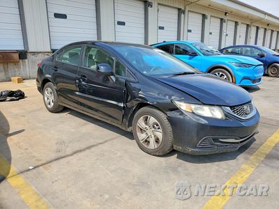 Czwarte zdjęcie samochodu z boku: 2013 HONDA CIVIC LX VIN:19XFB2F50DE000211 - miniatura