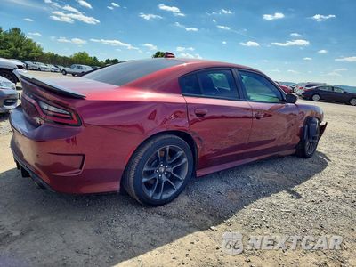Trzecie zdjęcie samochodu z tyłu: 2021 DODGE CHARGER SCAT PACK VIN:2C3CDXGJ0MH588044 - miniatura