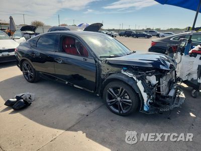 Czwarte zdjęcie samochodu z boku: 2024 ACURA INTEGRA A-SPEC TECH VIN:19UDE4H63RA006886 - miniatura