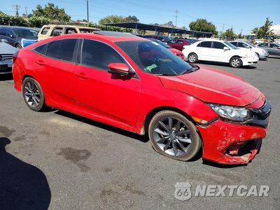 Czwarte zdjęcie samochodu z boku: 2020 HONDA CIVIC EX VIN:2HGFC1F34LH682178 - miniatura