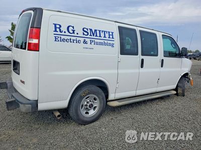 Trzecie zdjęcie samochodu z tyłu: 2020 GMC SAVANA G2500 VIN:1GTW7AFG9L1182294 - miniatura