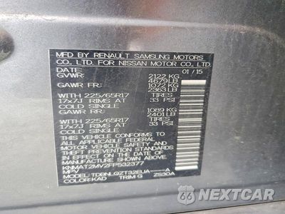 Zdjęcie 13 z 13 samochodu: 2015 NISSAN ROGUE SV VIN:KNMAT2MV2FP532377 - miniatura