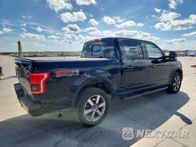 Trzecie zdjęcie samochodu z tyłu: 2016 FORD F150 SUPERCREW VIN:1FTEW1EG9GKE71398 - miniatura