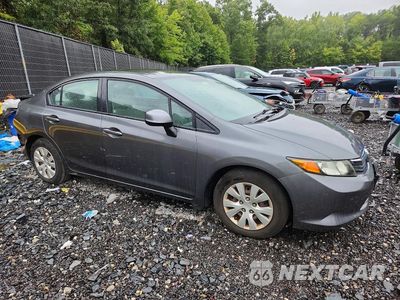 Czwarte zdjęcie samochodu z boku: 2012 HONDA CIVIC LX VIN:19XFB2F53CE371037 - miniatura