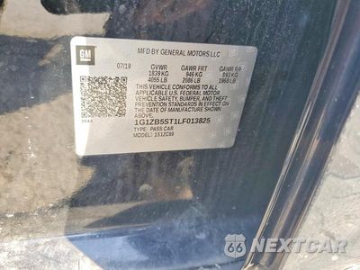 Zdjęcie 12 z 12 samochodu: 2020 CHEVROLET MALIBU LS VIN:1G1ZB5ST1LF013825 - miniatura