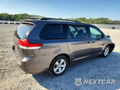 Trzecie zdjęcie samochodu z tyłu: 2011 TOYOTA SIENNA LE VIN:5TDKK3DC6BS171196 - miniatura