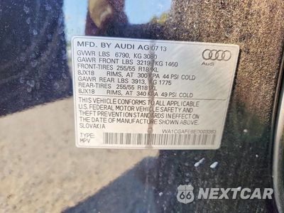 Zdjęcie 13 z 13 samochodu: 2014 AUDI Q7 PREMIUM VIN:WA1CGAFE6ED003383 - miniatura