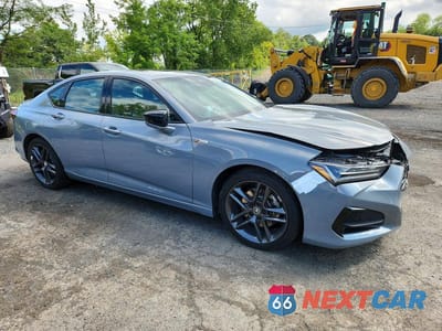 Czwarte zdjęcie samochodu z boku: 2024 ACURA TLX A-SPEC VIN:19UUB6F58RA001522 - miniatura