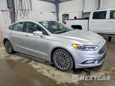 Czwarte zdjęcie samochodu z boku: 2017 FORD FUSION SE VIN:3FA6P0T93HR388388 - miniatura