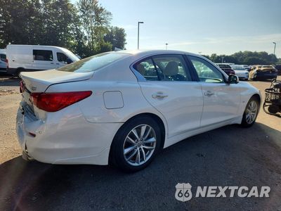 Trzecie zdjęcie samochodu z tyłu: 2015 INFINITI Q50 PREMIUM VIN:JN1BV7AR0FM396273 - miniatura