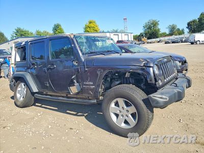 Czwarte zdjęcie samochodu z boku: 2018 JEEP WRANGLER UNLIMITED SPORT VIN:1C4BJWDG3JL882412 - miniatura