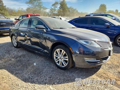 Czwarte zdjęcie samochodu z boku: 2014 LINCOLN MKZ HYBRID VIN:3LN6L2LU8ER816162 - miniatura