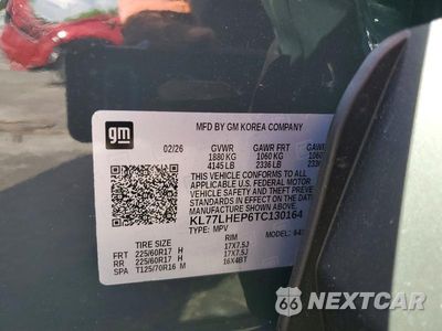 Zdjęcie 13 z 13 samochodu: 2026 CHEVROLET TRAX 1LT VIN:KL77LHEP6TC130164 - miniatura