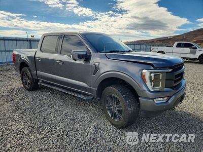 Czwarte zdjęcie samochodu z boku: 2021 FORD F150 SUPERCREW VIN:1FTFW1E82MKD17818 - miniatura