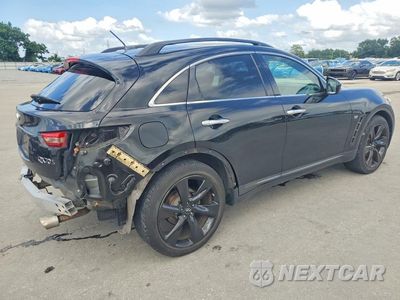 Trzecie zdjęcie samochodu z tyłu: 2016 INFINITI QX70 BASE VIN:JN8CS1MU1GM670626 - miniatura