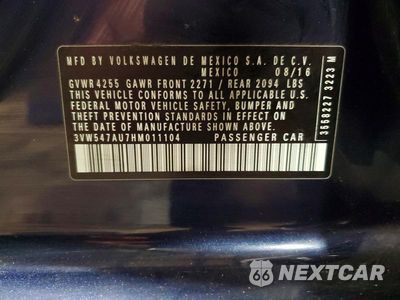 Zdjęcie 12 z 12 samochodu: 2017 VOLKSWAGEN GTI SPORT VIN:3VW547AU7HM011104 - miniatura