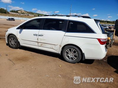 Drugie zdjęcie samochodu z przodu: 2013 HONDA ODYSSEY EXL VIN:5FNRL5H63DB020562 - miniatura