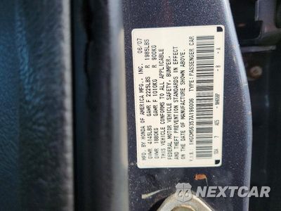 Zdjęcie 12 z 12 samochodu: 2007 HONDA ACCORD SE VIN:1HGCM56357A196006 - miniatura