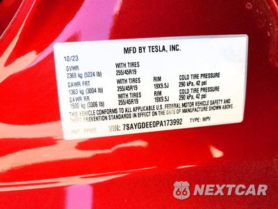 Zdjęcie 13 z 13 samochodu: 2023 TESLA MODEL Y VIN:7SAYGDEE0PA173992 - miniatura