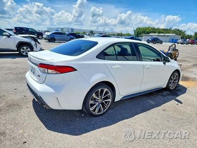 Trzecie zdjęcie samochodu z tyłu: 2022 TOYOTA COROLLA SE VIN:5YFS4MCE8NP103207 - miniatura