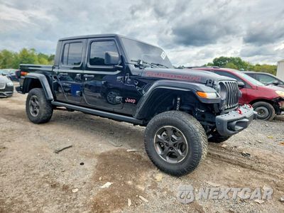 Czwarte zdjęcie samochodu z boku: 2021 JEEP GLADIATOR RUBICON VIN:1C6JJTBG0ML515489 - miniatura