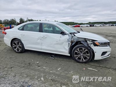 Czwarte zdjęcie samochodu z boku: 2020 VOLKSWAGEN PASSAT SEL VIN:1VWCA7A38LC005331 - miniatura