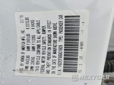 Zdjęcie 13 z 13 samochodu: 2016 HONDA ACCORD EXL VIN:1HGCR3F88GA016826 - miniatura