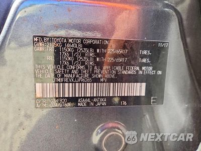 Zdjęcie 13 z 13 samochodu: 2018 TOYOTA RAV4 LE VIN:JTMBFREVXJJ196265 - miniatura