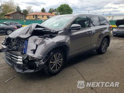 2019 TOYOTA HIGHLANDER XLE 5TDJZRFH5KS593222 - główne zdjęcie licytacji z USA - miniatura