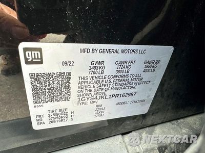 Zdjęcie 10 z 10 samochodu: 2023 CADILLAC ESCALADE ESV LUXURY VIN:1GYS4JKL1PR162987 - miniatura
