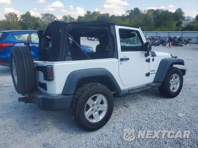 Trzecie zdjęcie samochodu z tyłu: 2015 JEEP WRANGLER SPORT VIN:1C4AJWAG5FL576951 - miniatura