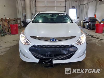Piąte zdjęcie samochodu w środku: 2014 HYUNDAI SONATA HYBRID VIN:KMHEC4A40EA117791 - miniatura