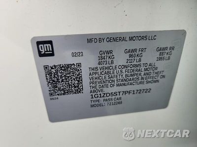 Zdjęcie 12 z 12 samochodu: 2023 CHEVROLET MALIBU LT VIN:1G1ZD5ST7PF172722 - miniatura