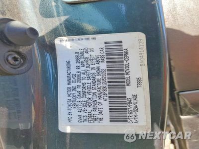 Zdjęcie 12 z 12 samochodu: 2002 TOYOTA CAMRY LE V6 VIN:4T1BF30K12U521052 - miniatura