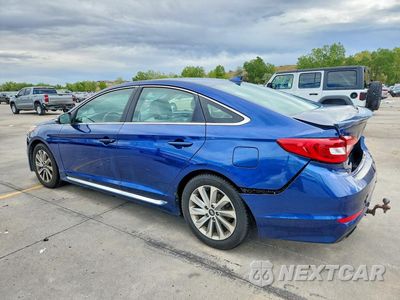 Drugie zdjęcie samochodu z przodu: 2017 HYUNDAI SONATA SPORT VIN:5NPE34AF1HH526630 - miniatura