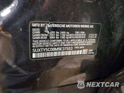 Zdjęcie 13 z 13 samochodu: 2021 BMW X3 XDRIVE30I VIN:5UXTY5C08M9E37553 - miniatura