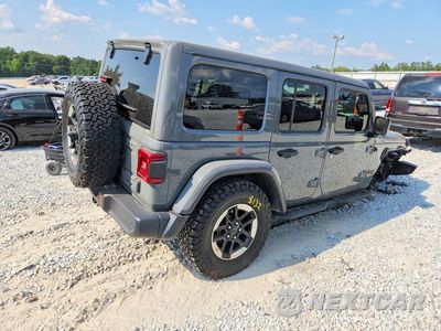 Trzecie zdjęcie samochodu z tyłu: 2020 JEEP WRANGLER UNLIMITED RUBICON VIN:1C4HJXFNXLW223384 - miniatura