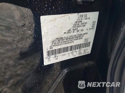 Zdjęcie 12 z 12 samochodu: 2012 FORD EDGE SEL VIN:2FMDK4JC7CBA83274 - miniatura