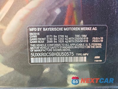 Zdjęcie 13 z 13 samochodu: 2017 BMW X5 XDRIVE35I VIN:5UXKR0C58H0U50575 - miniatura
