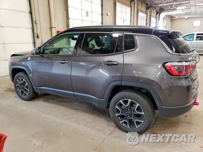 Drugie zdjęcie samochodu z przodu: 2019 JEEP COMPASS TRAILHAWK VIN:3C4NJDDB7KT668194 - miniatura