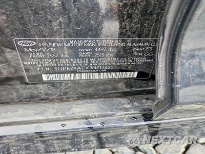 Zdjęcie 12 z 12 samochodu: 2018 HYUNDAI SONATA SE VIN:5NPE24AFXJH714622 - miniatura