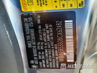 Zdjęcie 12 z 12 samochodu: 2008 BMW 650 I VIN:WBAEB53508CX62482 - miniatura