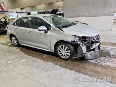 Czwarte zdjęcie samochodu z boku: 2020 TOYOTA COROLLA LE VIN:5YFEPRAEXLP124514 - miniatura