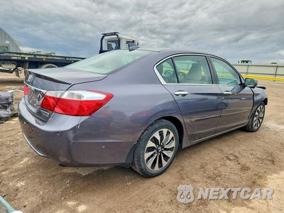 Trzecie zdjęcie samochodu z tyłu: 2014 HONDA ACCORD TOURING HYBRID VIN:1HGCR6F75EA001030 - miniatura