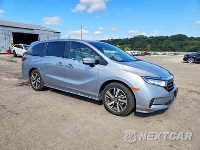 Czwarte zdjęcie samochodu z boku: 2024 HONDA ODYSSEY TOURING VIN:5FNRL6H80RB038483 - miniatura