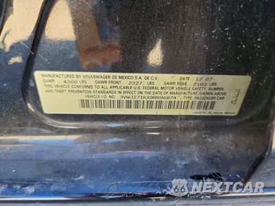 Zdjęcie 12 z 12 samochodu: 2008 VOLKSWAGEN JETTA S VIN:3VWJZ71KX8M096874 - miniatura